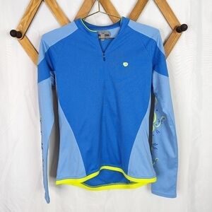 Pearl Izumi Triathlon Cycling Athletic Quarter Zip Pullover Sweatshirt Top